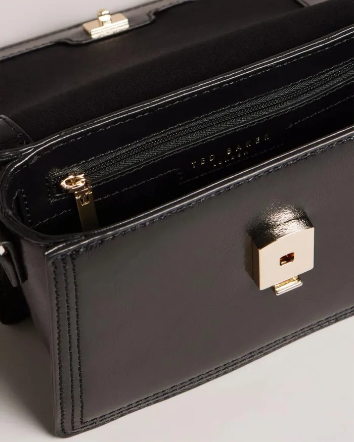 Leather Crossbody Bag Black Women Ted Baker Bags