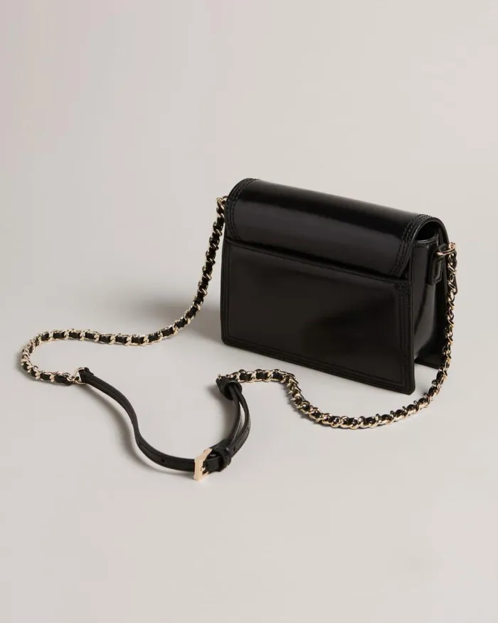 Leather Crossbody Bag Black Women Ted Baker Bags