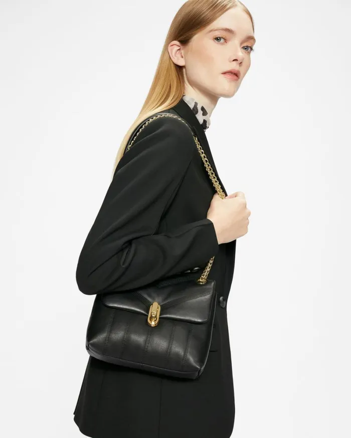 Leather Quilted Mini Crossbody Bag Black Women Ted Baker Bags Leather Quilted Mini Crossbody Bag Black Women Ted Baker Bags