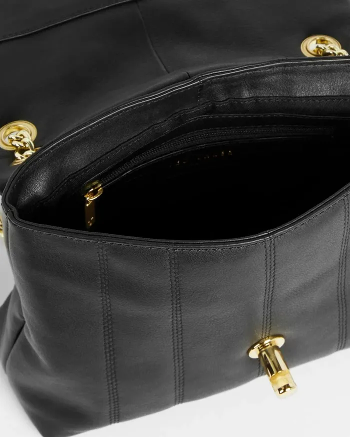 Leather Quilted Mini Crossbody Bag Black Women Ted Baker Bags Leather Quilted Mini Crossbody Bag Black Women Ted Baker Bags