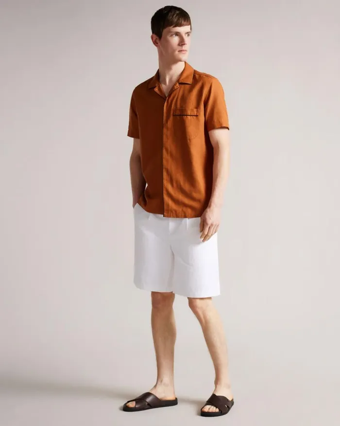 Leather Sandals Brown Men Ted Baker Sandals and Sliders