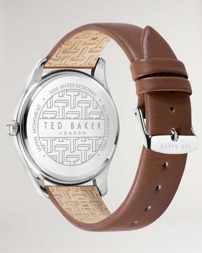 Leather Strap Watch Brown Men Ted Baker Watches and Jewelry Leather Strap Watch Brown Men Ted Baker Watches and Jewelry
