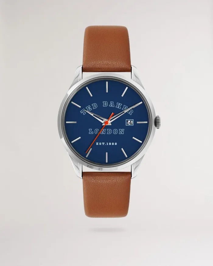 Leather Strap Watch Tan Men Ted Baker Watches and Jewelry Leather Strap Watch Tan Men Ted Baker Watches and Jewelry
