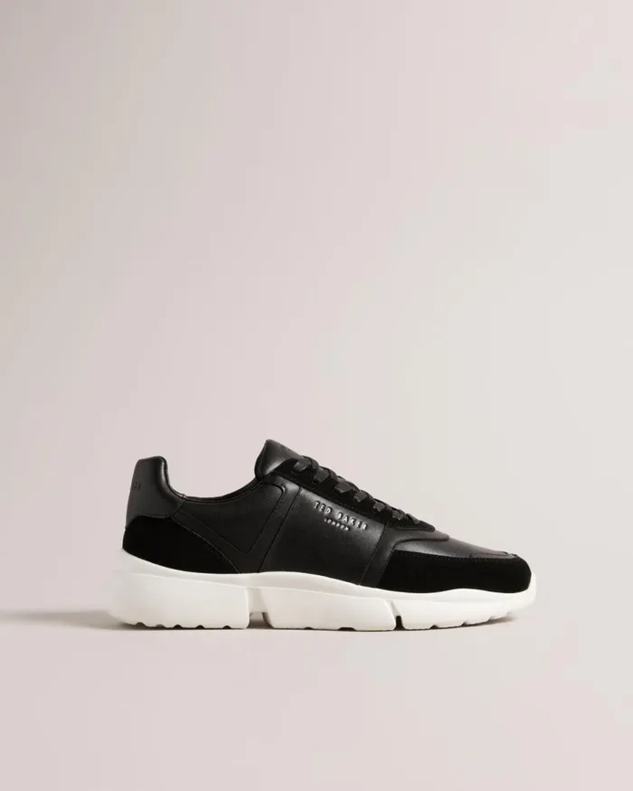 Leather Trainers Black Men Ted Baker Sneakers Leather Trainers Black Men Ted Baker Sneakers