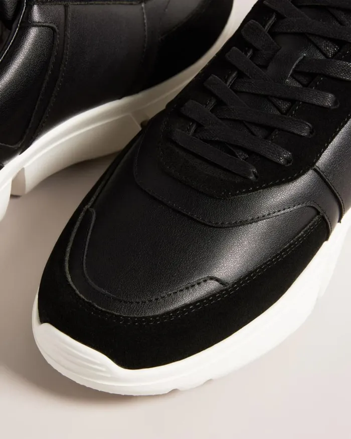 Leather Trainers Black Men Ted Baker Sneakers Leather Trainers Black Men Ted Baker Sneakers