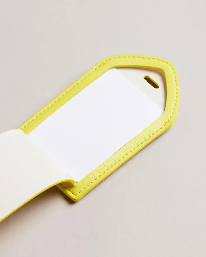 Lemon Luggage Tag Light Yellow Women Ted Baker Bags
