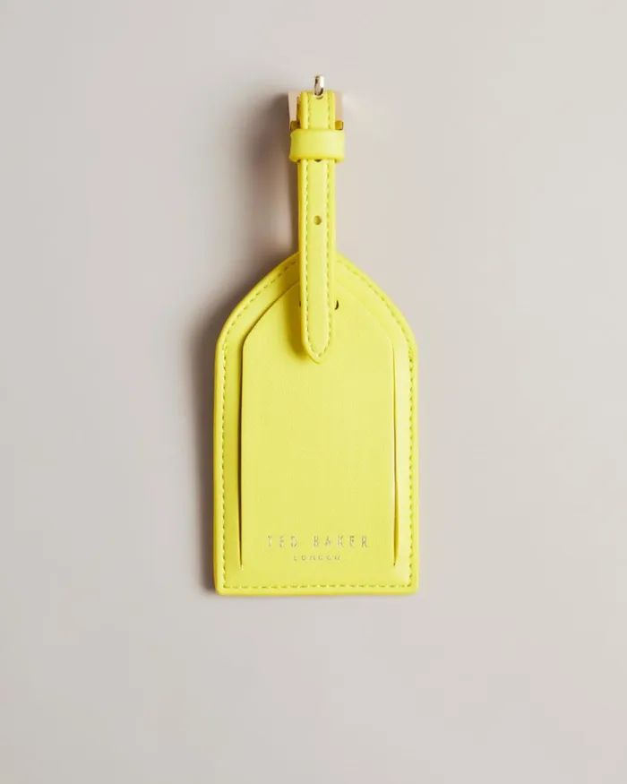 Lemon Luggage Tag Light Yellow Women Ted Baker Bags
