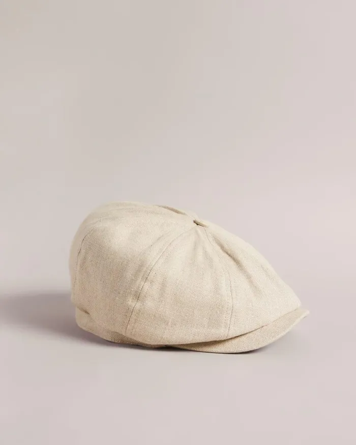 Linen Baker Boy Hat Ecru Men Ted Baker Hats and Caps Linen Baker Boy Hat Ecru Men Ted Baker Hats and Caps