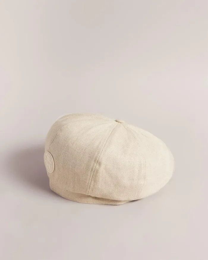 Linen Baker Boy Hat Ecru Men Ted Baker Hats and Caps Linen Baker Boy Hat Ecru Men Ted Baker Hats and Caps