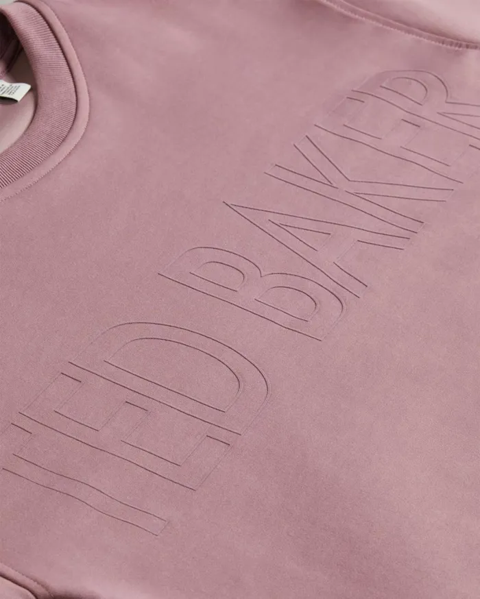 Logo Sweatshirt DuskyPink Women Ted Baker Tops and TShirts Logo Sweatshirt DuskyPink Women Ted Baker Tops and TShirts
