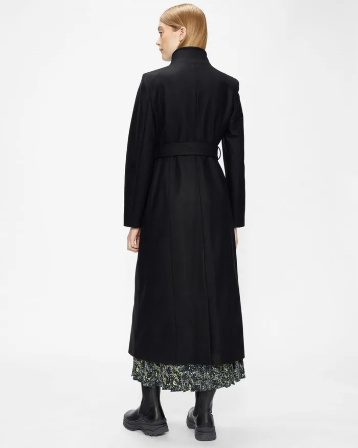 Long Length Wool Wrap Coat Black Women Ted Baker Clothing Long Length Wool Wrap Coat Black Women Ted Baker Clothing