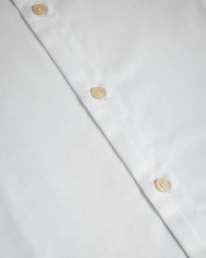 Long Sleeve Satin Stretch Shirt White Men Ted Baker Clothing Long Sleeve Satin Stretch Shirt White Men Ted Baker Clothing