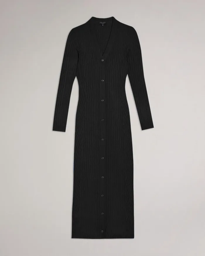 Longline Cardi Black Women Ted Baker Dresses