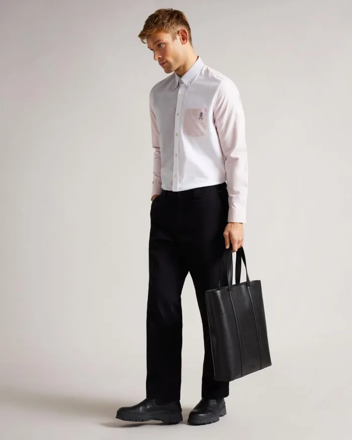LS Colour Block Oxford Shirt Multicolor Men Ted Baker Clothing LS Colour Block Oxford Shirt Multicolor Men Ted Baker Clothing