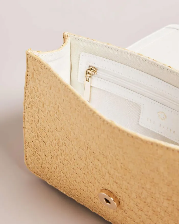 Magnolia Eyelet Woven Crossbody Bag Ecru Women Ted Baker Bags