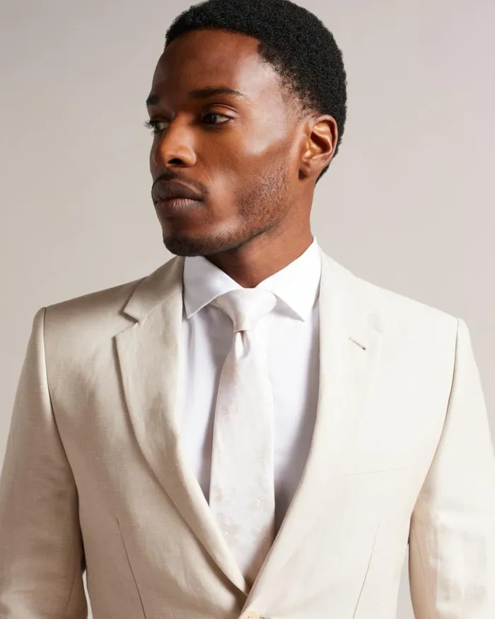 Magnolia Jacquard Tie Cream Men Ted Baker Ties and Bow Ties Magnolia Jacquard Tie Cream Men Ted Baker Ties and Bow Ties