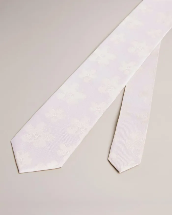 Magnolia Jacquard Tie Cream Men Ted Baker Ties and Bow Ties Magnolia Jacquard Tie Cream Men Ted Baker Ties and Bow Ties