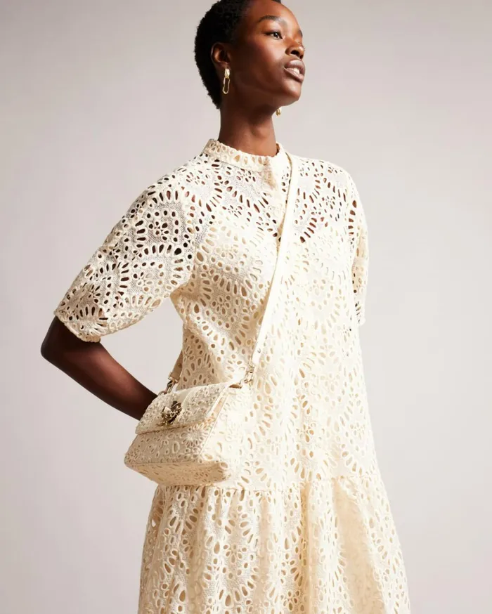 Magnolia Lace Crossbody Bag Ivory Women Ted Baker Bags
