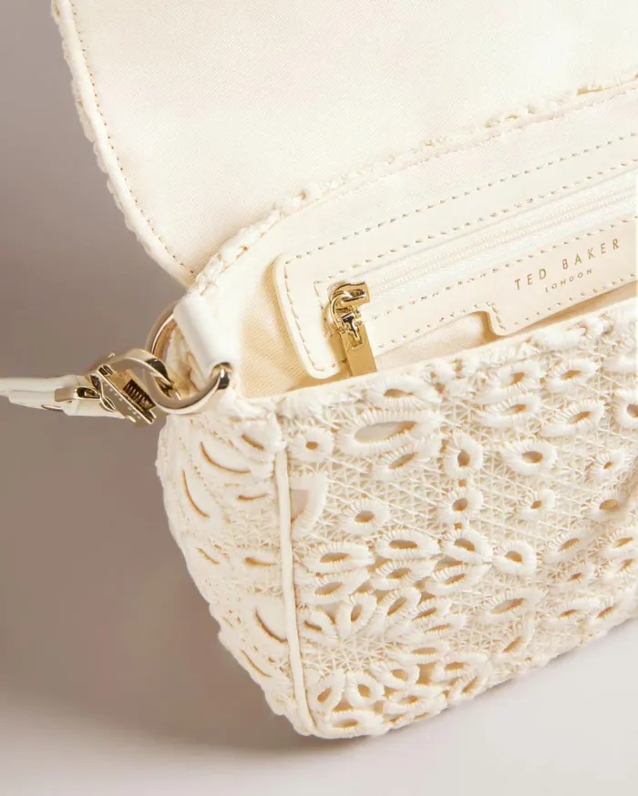 Magnolia Lace Crossbody Bag Ivory Women Ted Baker Bags Magnolia Lace Crossbody Bag Ivory Women Ted Baker Bags