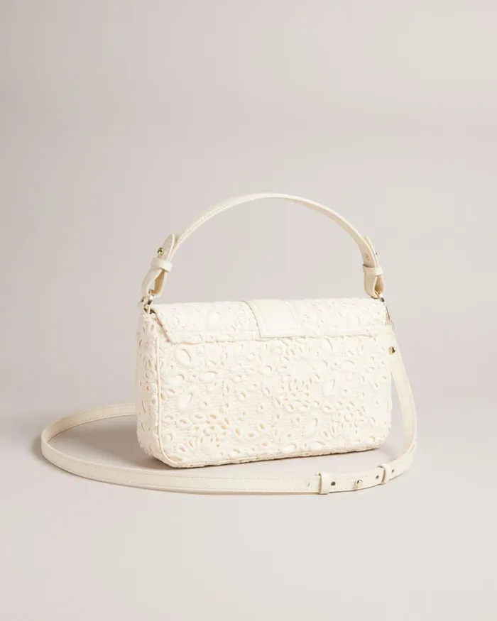 Magnolia Lace Shoulder Bag Ivory Women Ted Baker Bags Magnolia Lace Shoulder Bag Ivory Women Ted Baker Bags