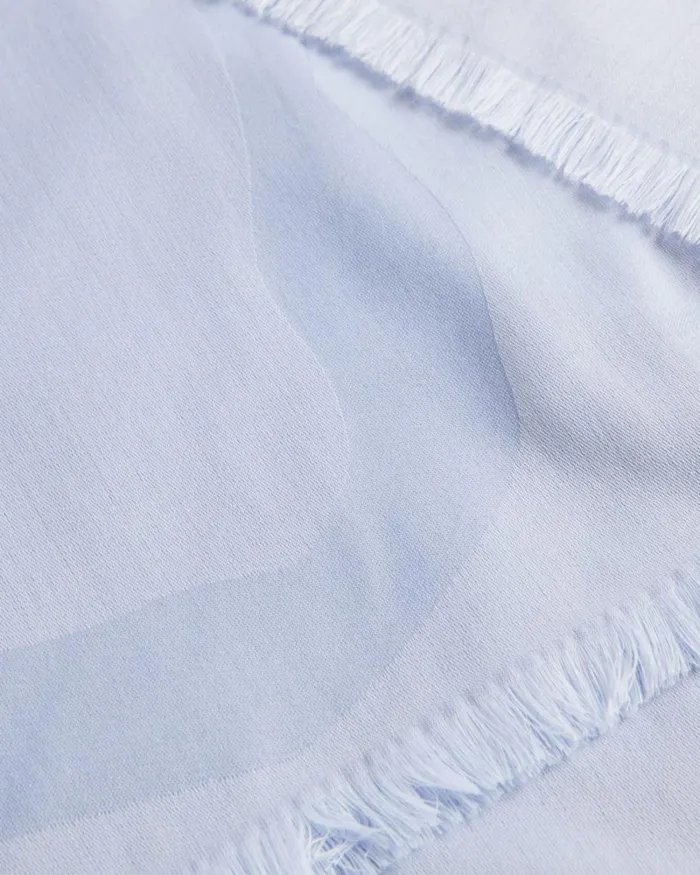 Magnolia Large Square Scarf Light Blue Women Ted Baker Scarves Magnolia Large Square Scarf Light Blue Women Ted Baker Scarves