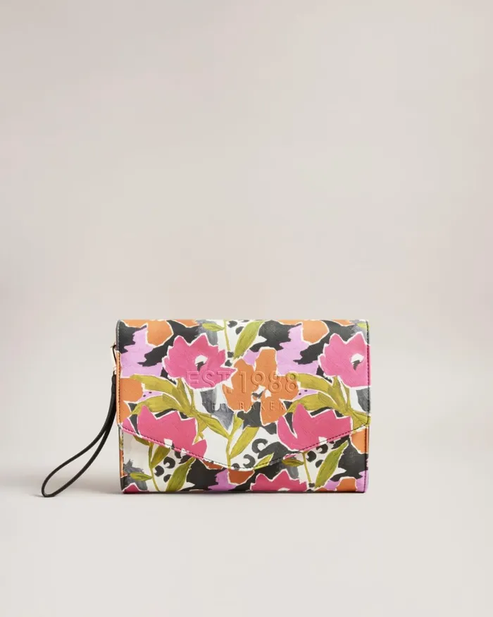 Magnolia Print Clutch Pink Women Ted Baker Bags