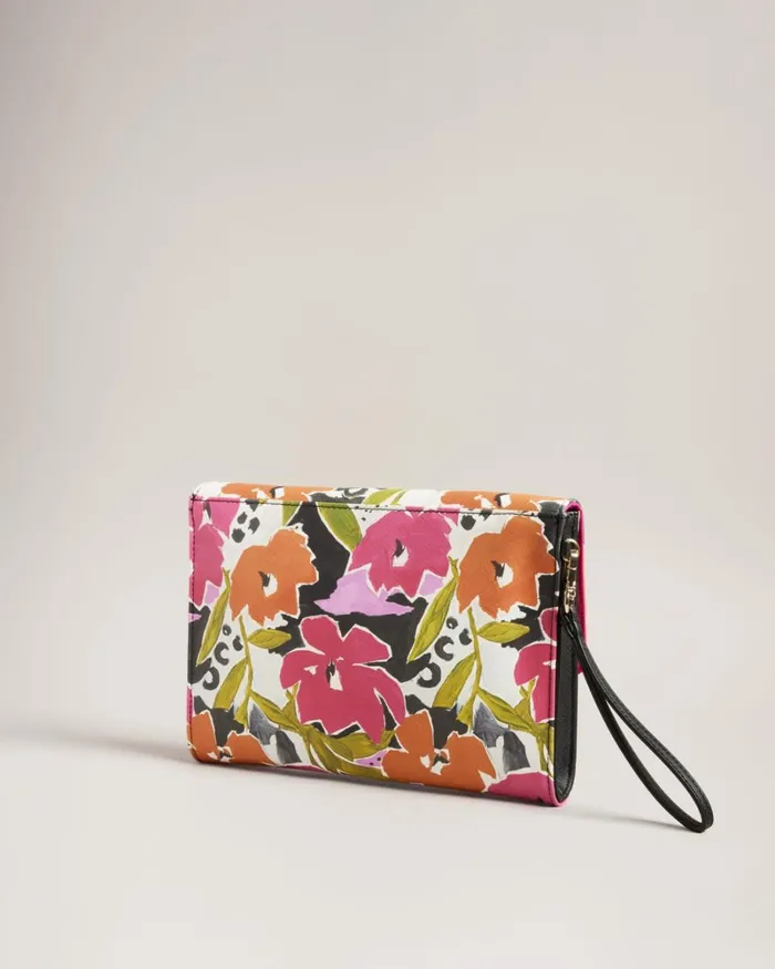 Magnolia Print Clutch Pink Women Ted Baker Bags