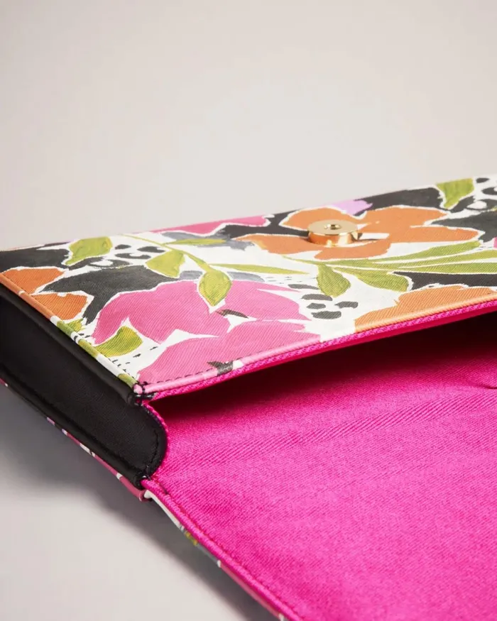 Magnolia Print Clutch Pink Women Ted Baker Bags