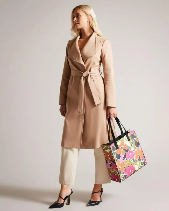 Magnolia Print Large Icon Bag Pink Women Ted Baker Bags