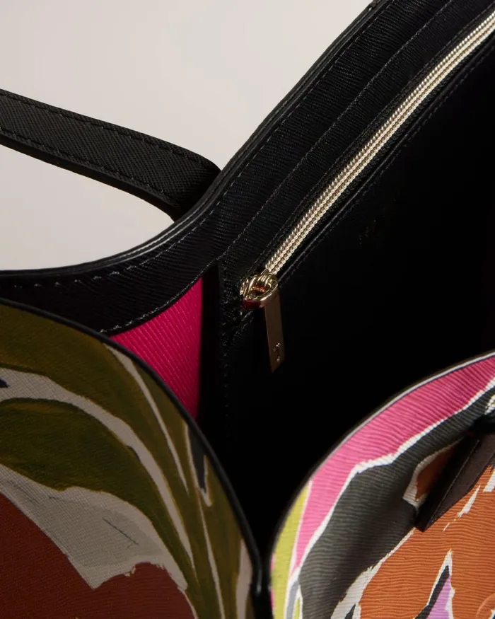 Magnolia Print Large Icon Bag Pink Women Ted Baker Bags