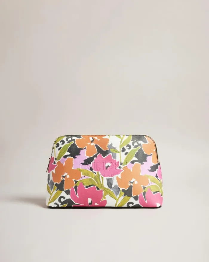 Magnolia Print Washbag Pink Women Ted Baker Wash and Makeup Bags