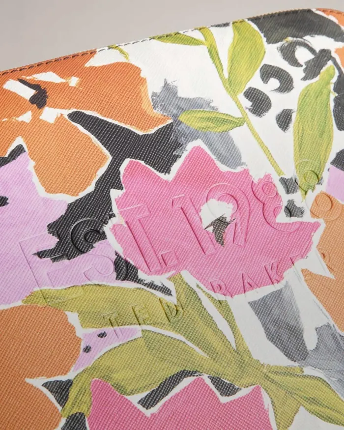 Magnolia Print Washbag Pink Women Ted Baker Wash and Makeup Bags