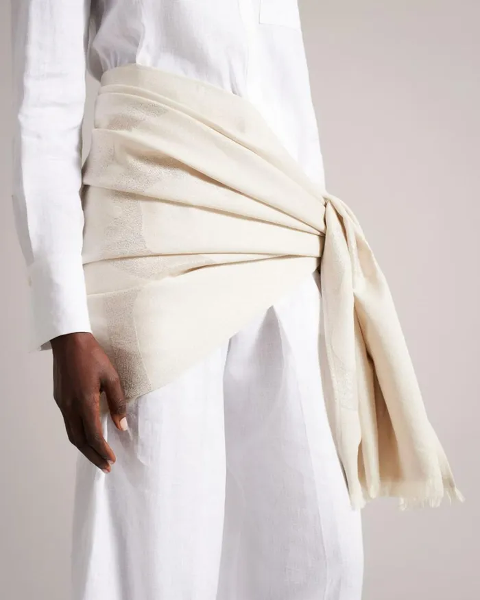 Magnolia Scarf Natural Women Ted Baker Scarves