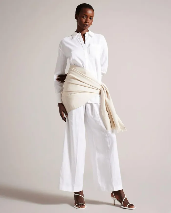 Magnolia Scarf Natural Women Ted Baker Scarves