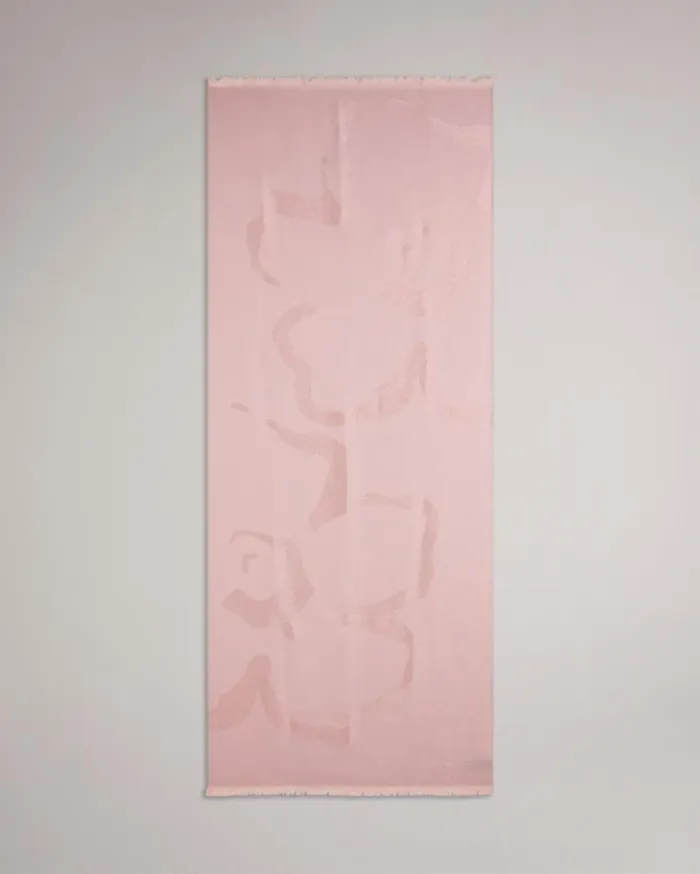 Magnolia Scarf Pale Pink Women Ted Baker Scarves