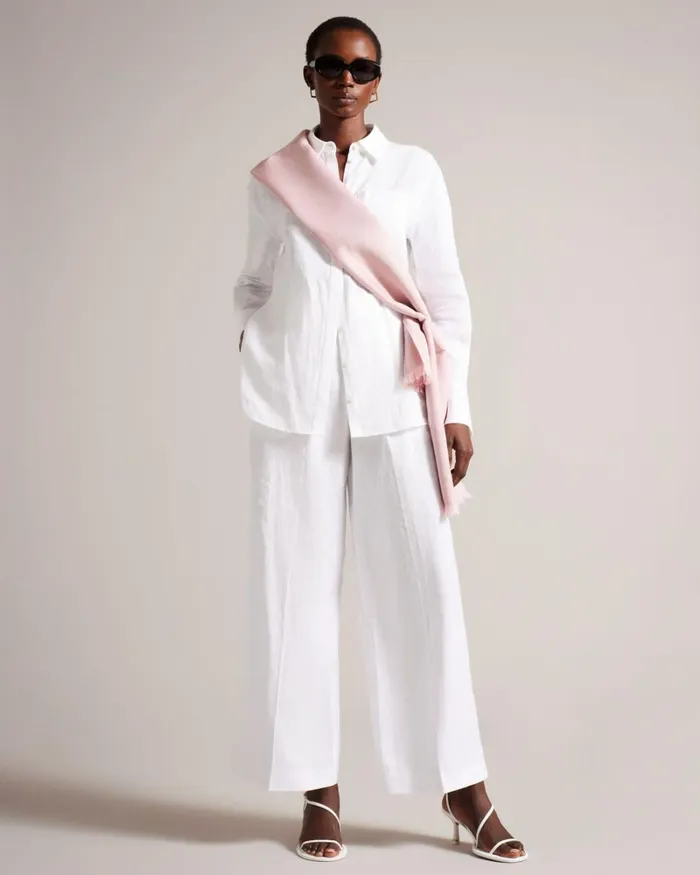 Magnolia Scarf Pale Pink Women Ted Baker Scarves