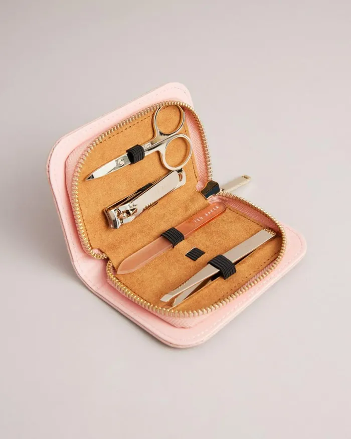 Manicure Set Pale Pink Women Ted Baker Wash and Makeup Bags