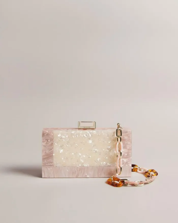 Marbled Shoulder Bag Natural Women Ted Baker Bags Marbled Shoulder Bag Natural Women Ted Baker Bags