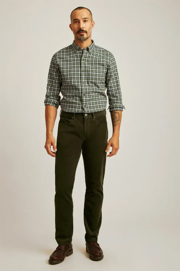 Men 5Pocket Pants Bonobos Corduroy 5Pocket Pants Artichoke
