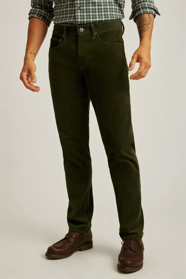Men 5Pocket Pants Bonobos Corduroy 5Pocket Pants Artichoke