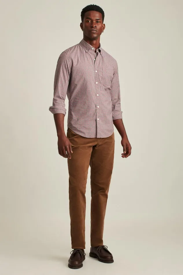 Men 5Pocket Pants Bonobos Corduroy 5Pocket Pants Chestnut Brown