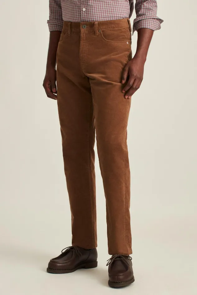 Men 5Pocket Pants Bonobos Corduroy 5Pocket Pants Chestnut Brown