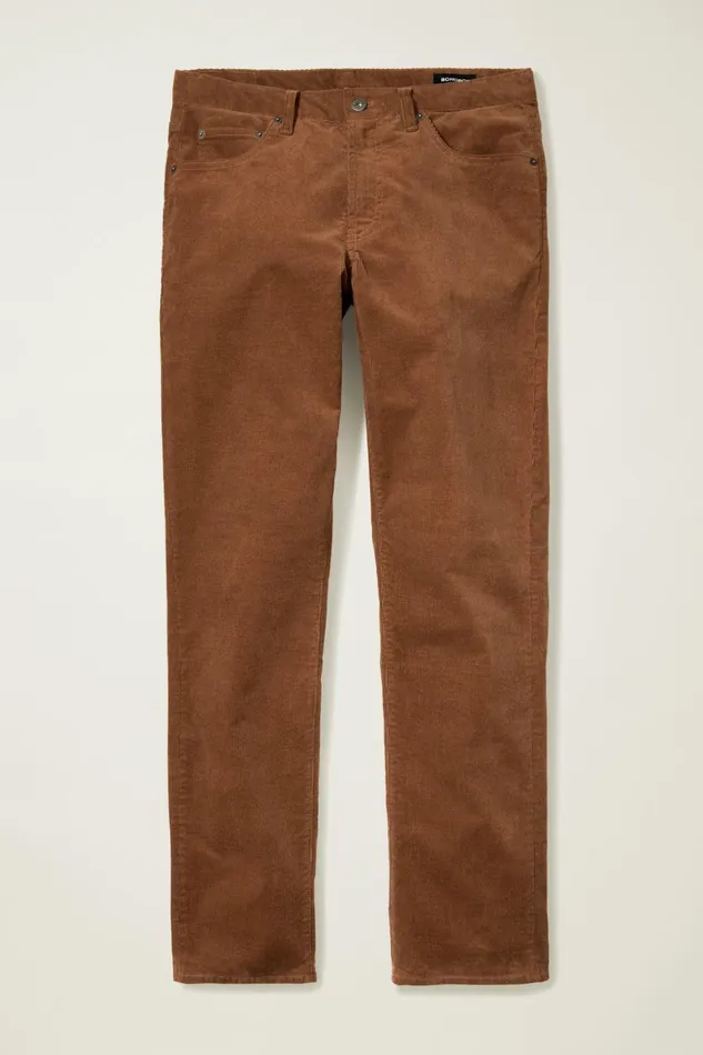 Men 5Pocket Pants Bonobos Corduroy 5Pocket Pants Chestnut Brown
