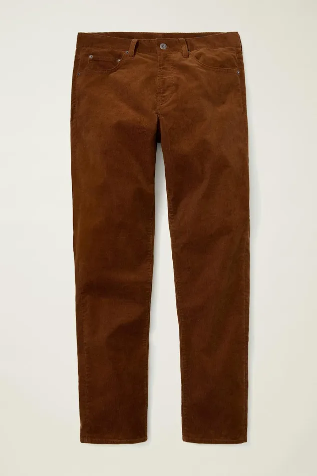 Men 5Pocket Pants Bonobos Corduroy 5Pocket Pants Chocolate Brown