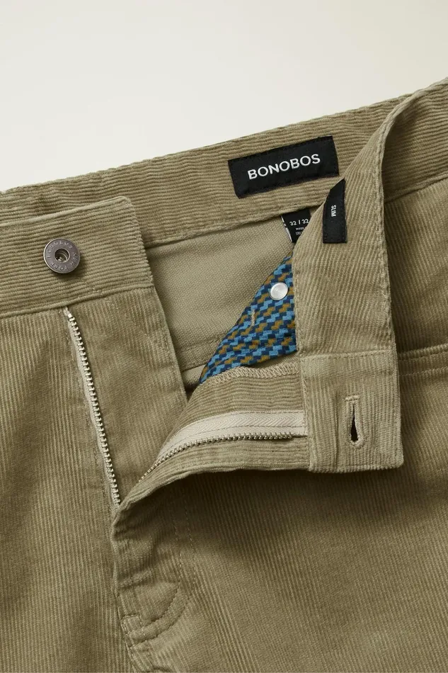 Men 5Pocket Pants Bonobos Corduroy 5Pocket Pants Dark Beige