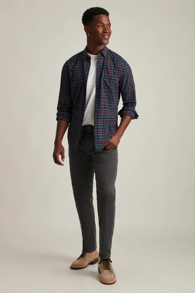 Men 5Pocket Pants Bonobos Corduroy 5Pocket Pants Forged Iron