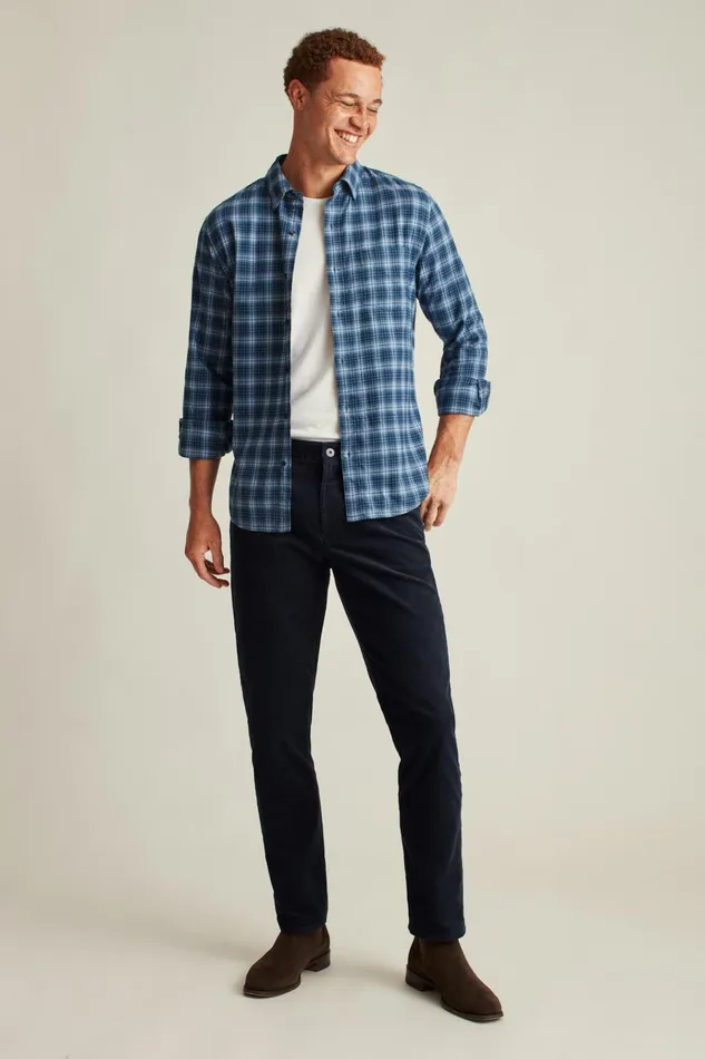 Men 5Pocket Pants Bonobos Corduroy 5Pocket Pants Maritime Blue