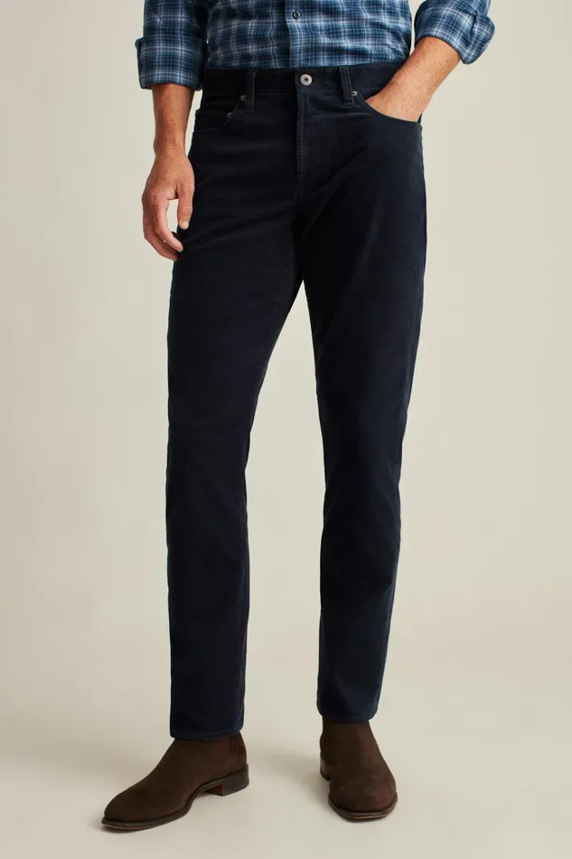 Men 5Pocket Pants Bonobos Corduroy 5Pocket Pants Maritime Blue