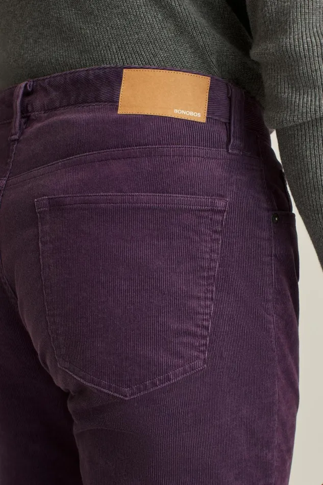 Men 5Pocket Pants Bonobos Corduroy 5Pocket Pants Plum