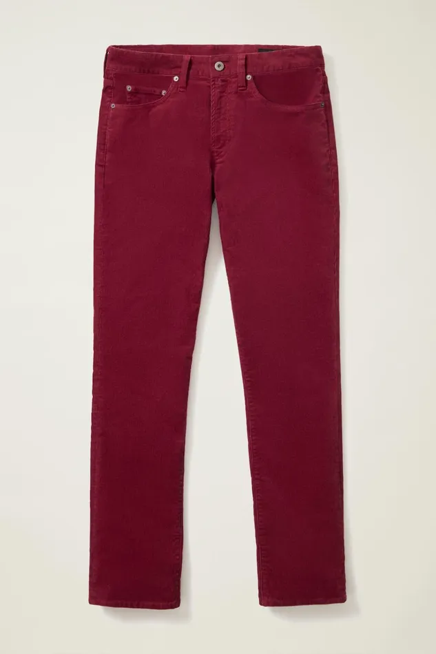Men 5Pocket Pants Bonobos Corduroy 5Pocket Pants Radicchio